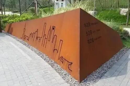 城厢耐候钢挡土墙